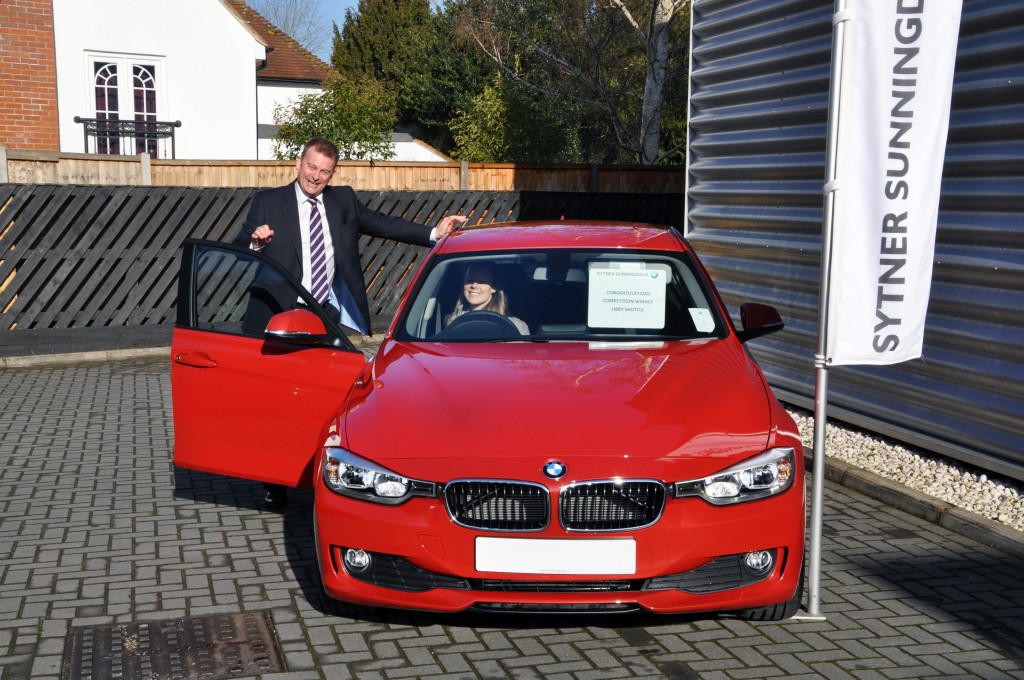 Libby Shuttle with Paul Bosanko of Chancellors at Sytner Sunningdale