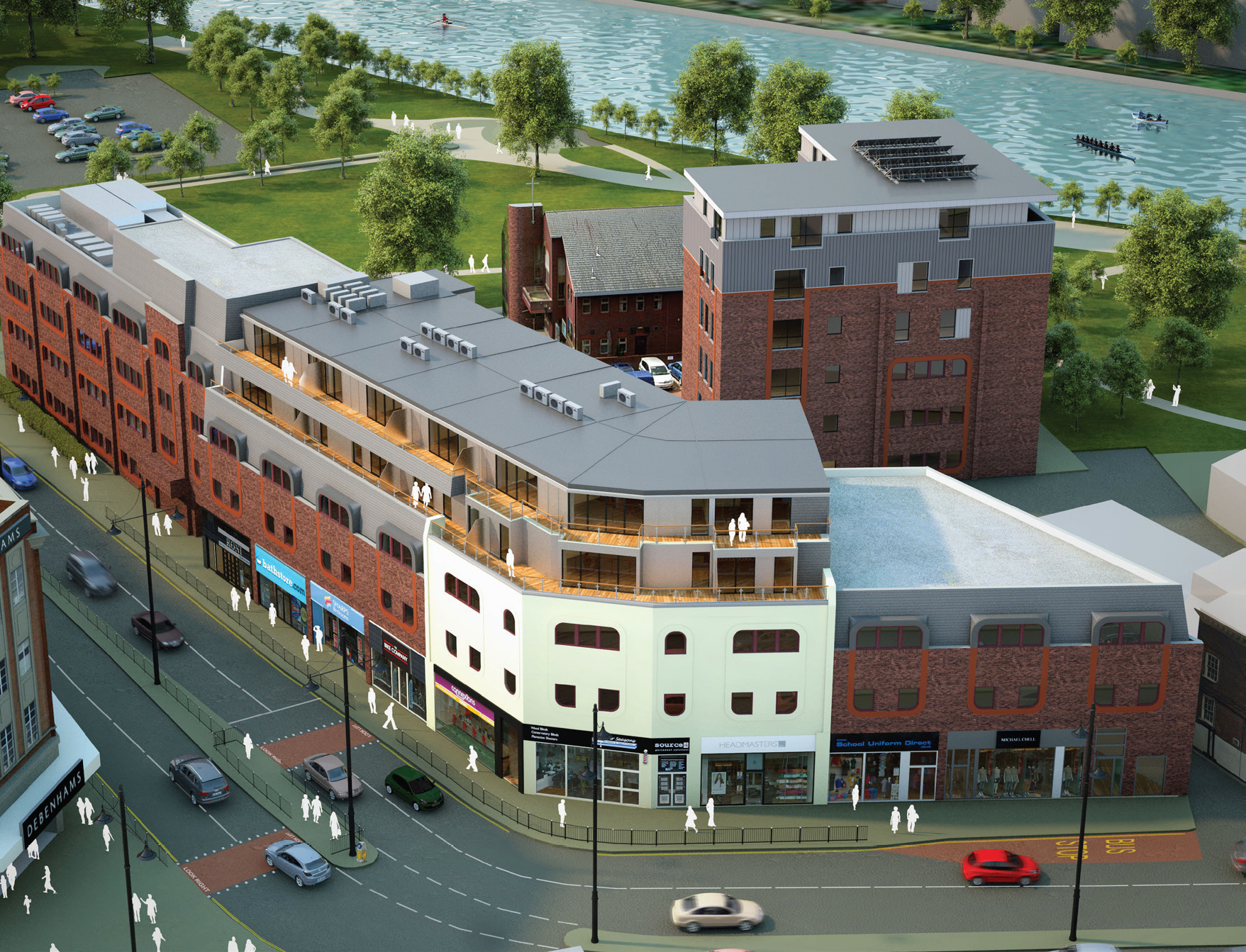 Waterside new home development, Staines-upon-Thames