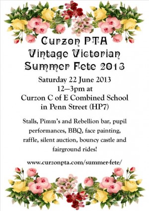 Curzon School Fete Poster
